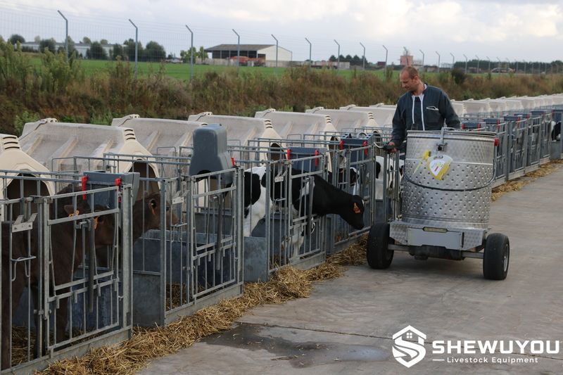 smart precision dosing calf milk feeding vehicle