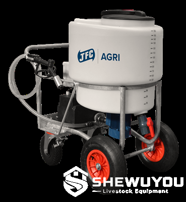 170L calf milk cart with mixer and pump