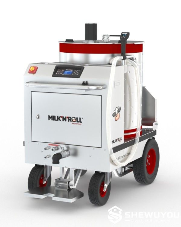 powered multi-function calf feeding trolley