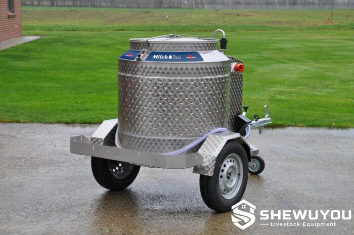 400L towable stainless steel calf milk taxi product view