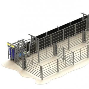Full Dual-Width Adjustable Cattle Race - SHEWUYOU Livestock Equipment