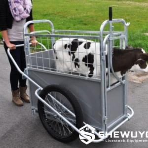 Pivot-Action Calf Transport & Restraint Trolley - SHEWUYOU Livestock Equipment