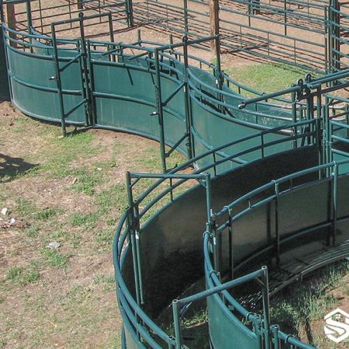 Adjustable U-Curve Cattle Handling Alley - SHEWUYOU Livestock Equipment