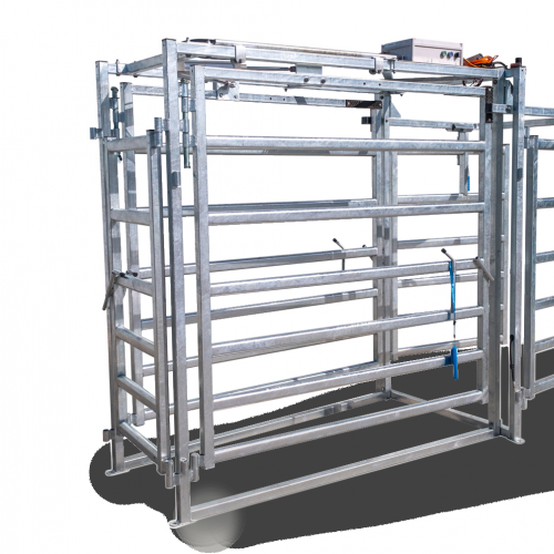 Powered 3-Way Cattle Drafting Gate Module - SHEWUYOU Livestock Equipment