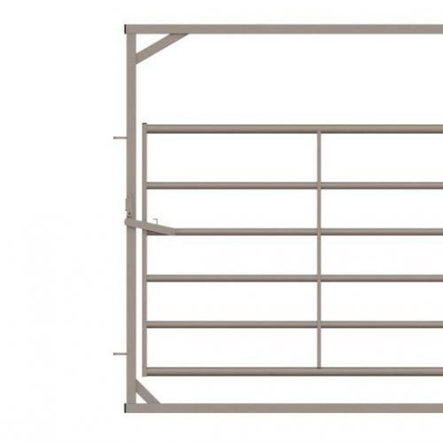 6-Rail Cattle Gate Panel in Frame - SHEWUYOU Livestock Equipment