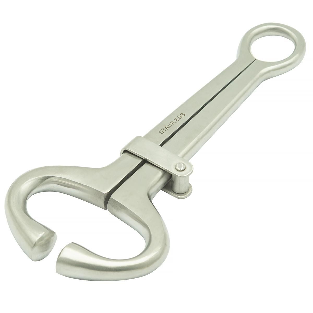 Harms type cattle nose holder stainless steel