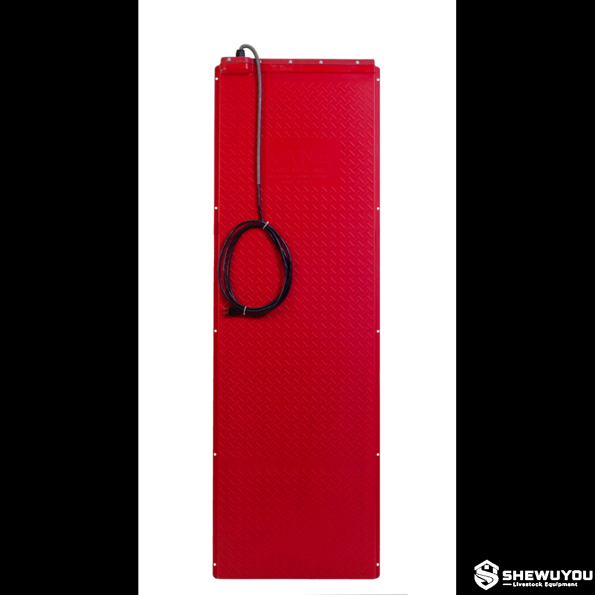 Farrowing crate piglet heating plate