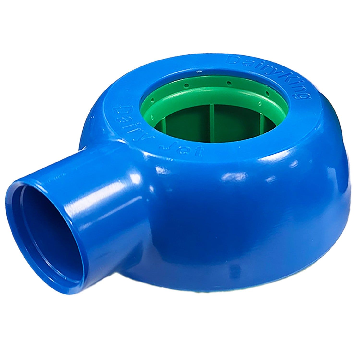 Cow teat cleaner water jet attachment