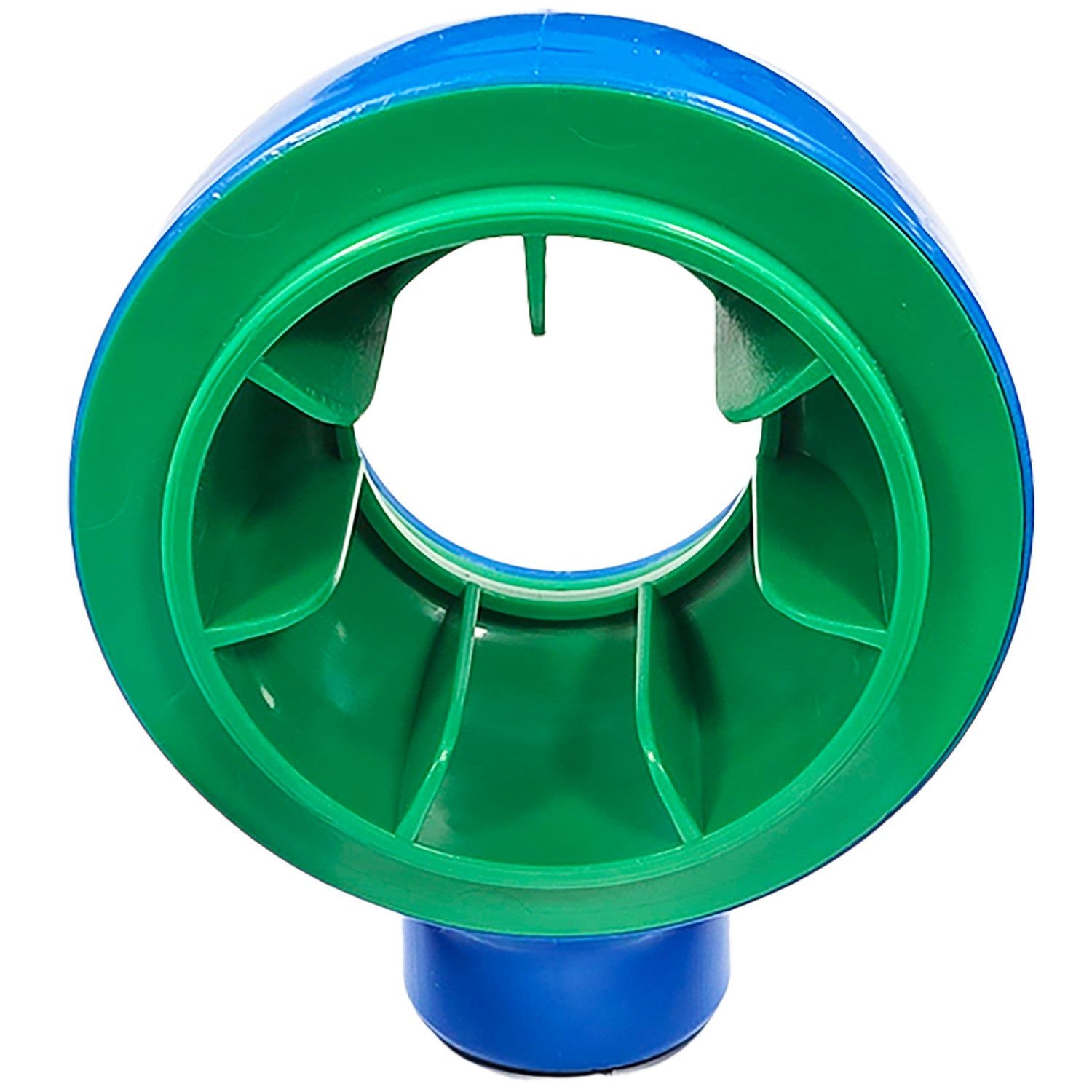Dairy teat cleaner installed on udder shower