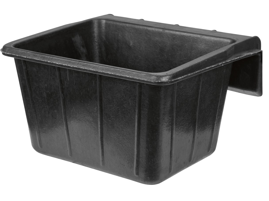 Heavy duty rubber sheep feed trough