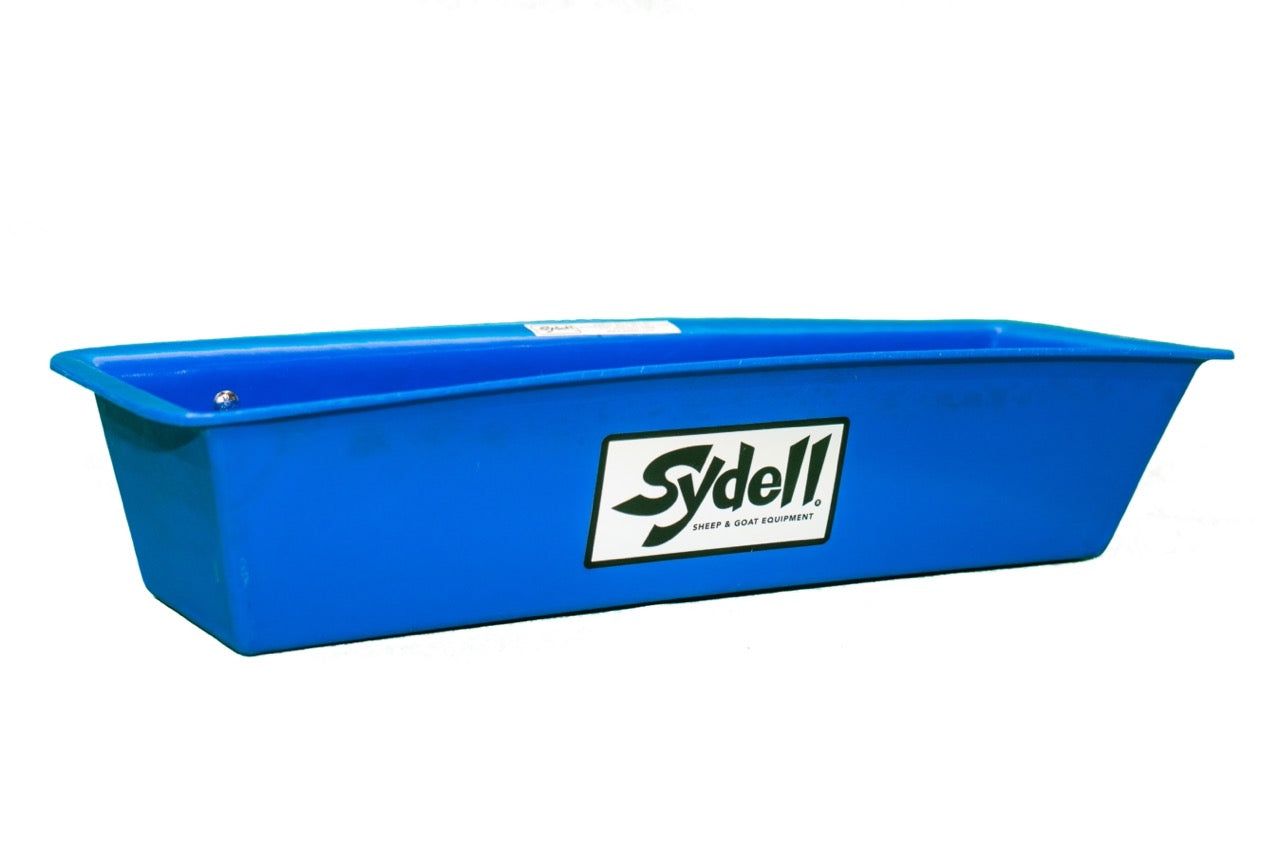 Portable hanging sheep feed trough