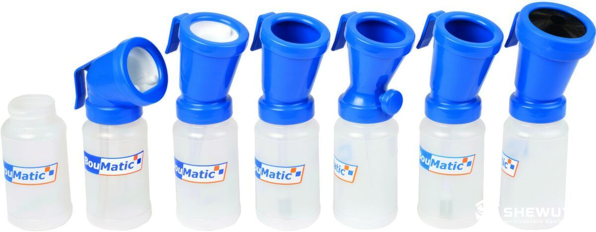 dual chamber teat dip cup product