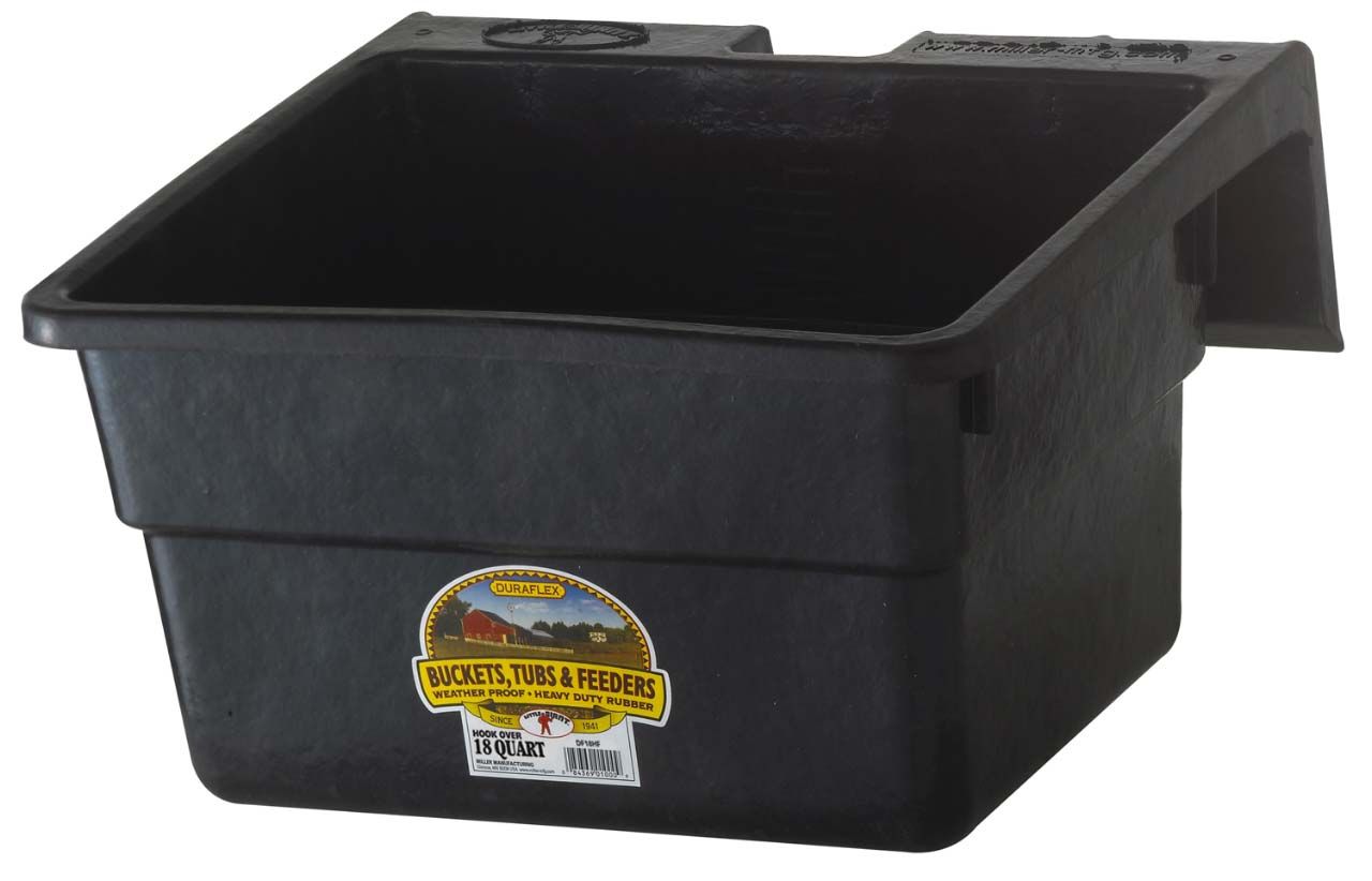 Rubber goat feed trough