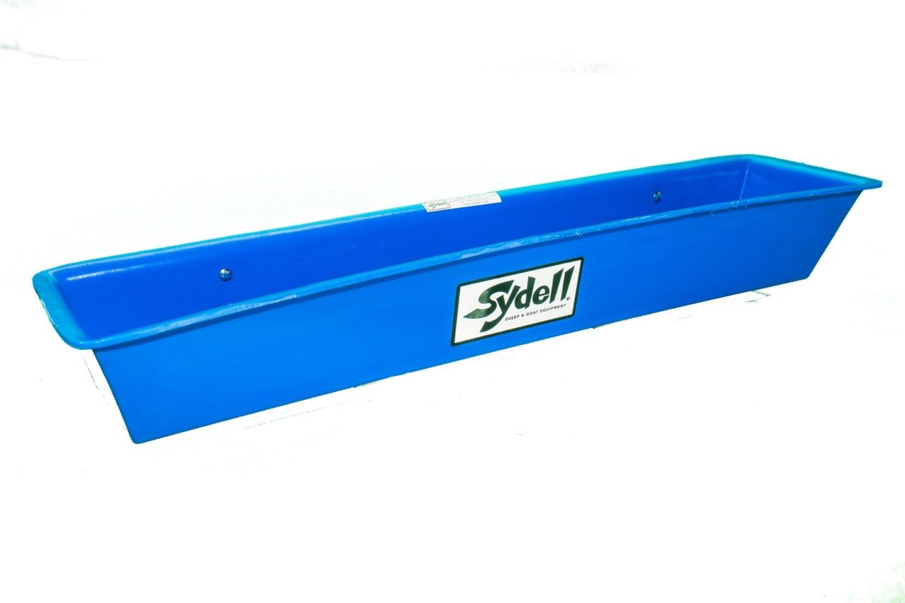 plastic livestock feed trough for sheep and goats