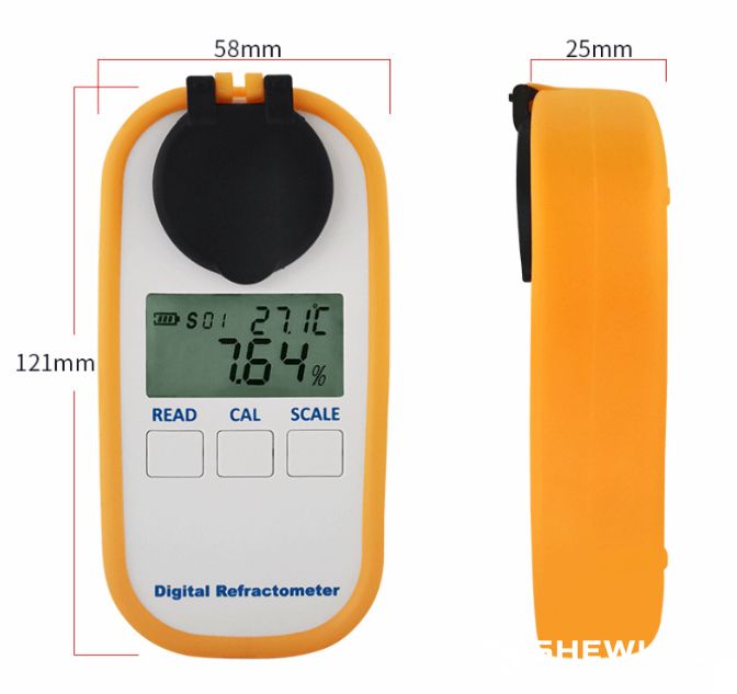 Portable digital colostrum refractometer dimensions