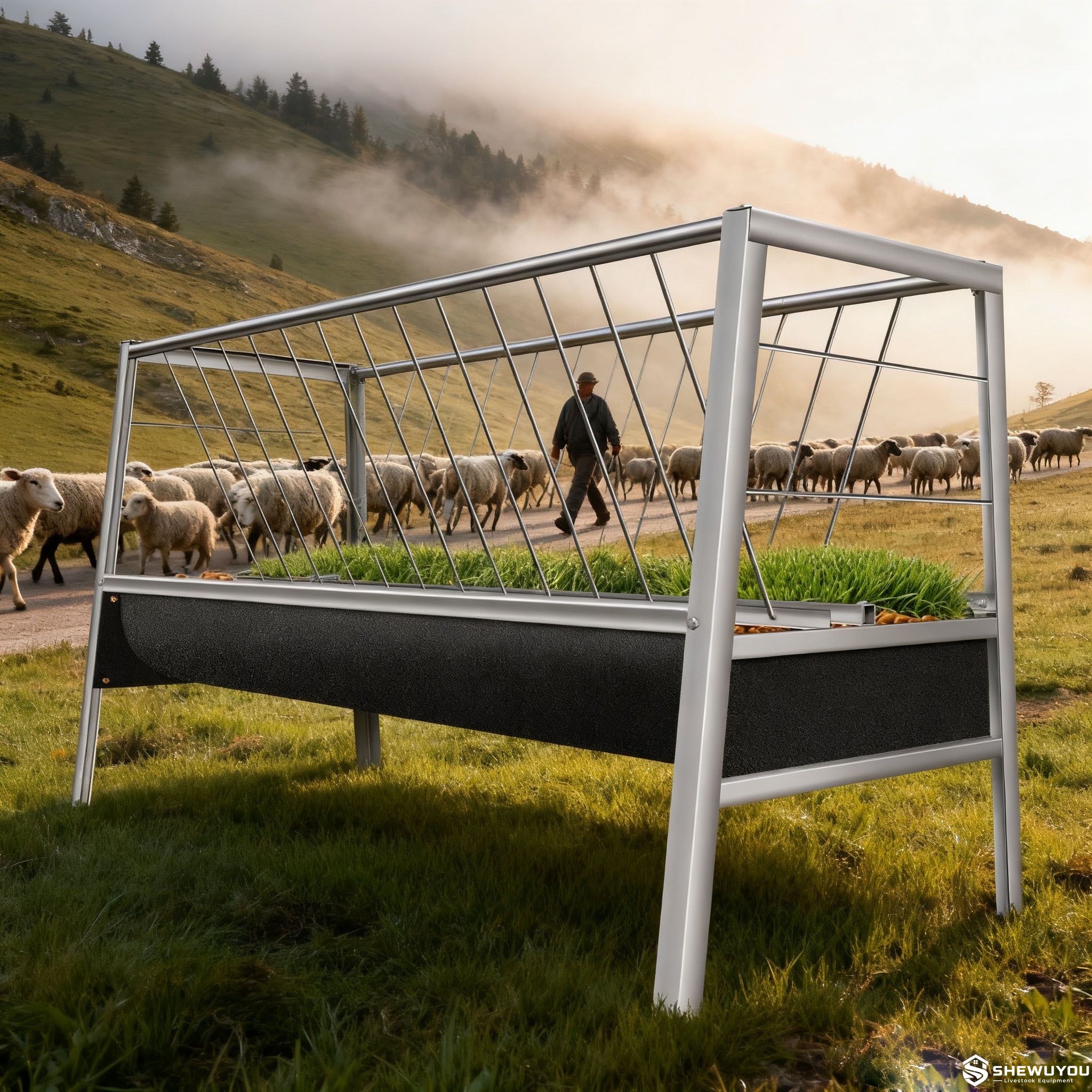 heavy duty rubber livestock feeding trough