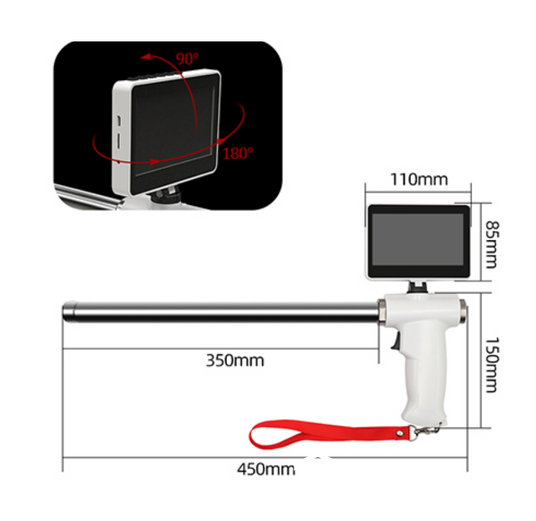 cattle AI positioning device for bovine insemination