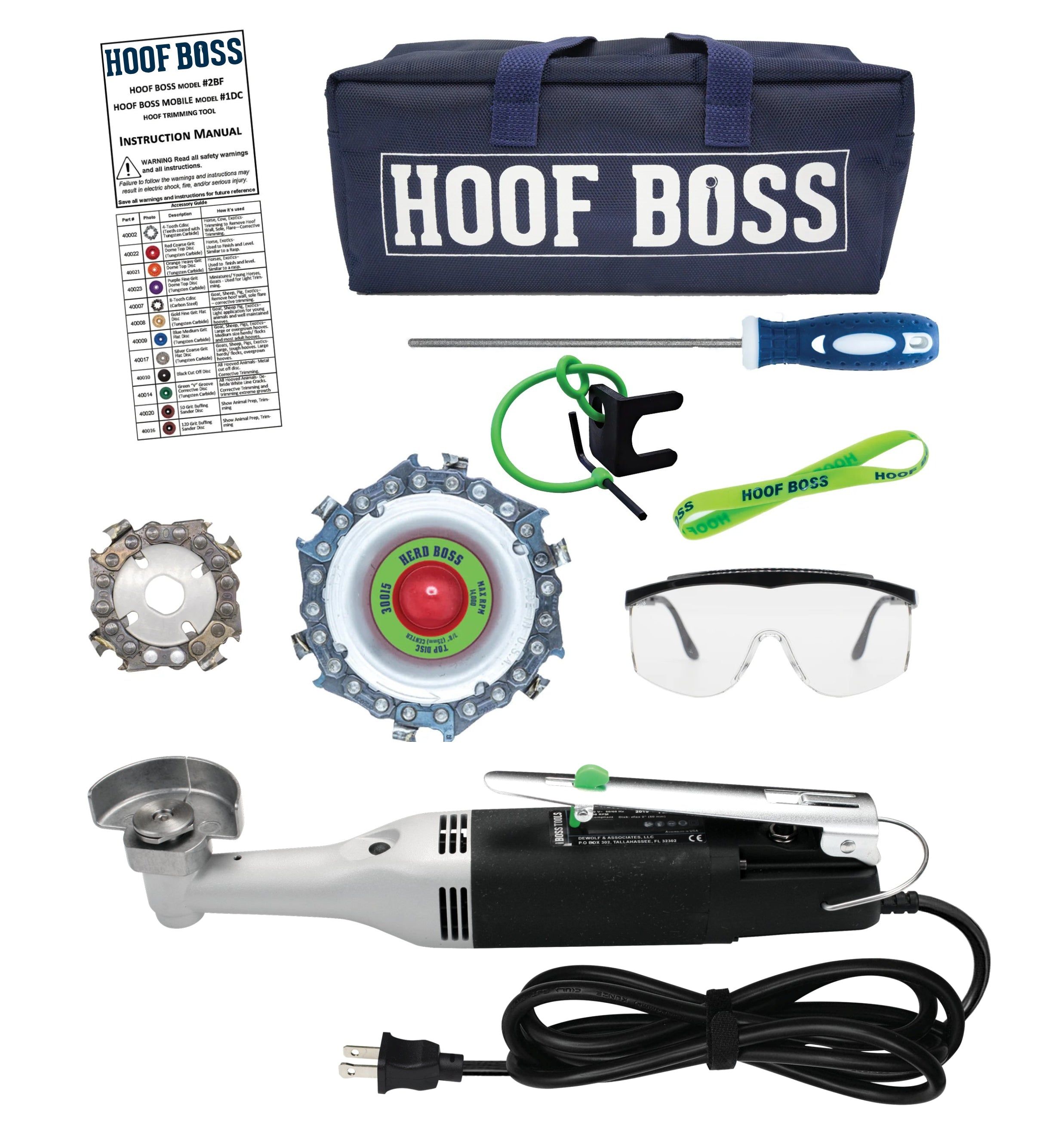 electric cattle hoof trimming kit