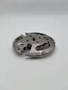 Titanium cattle hoof trimming disc open structure