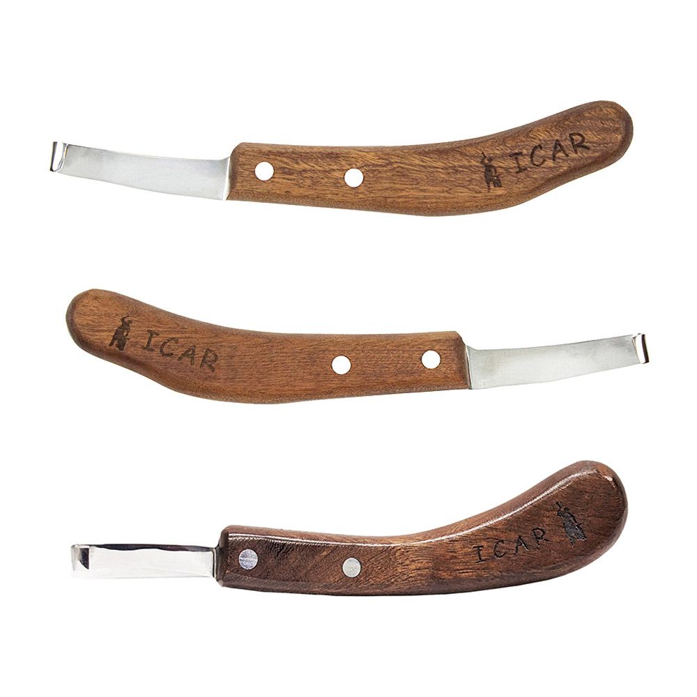 Hoof knife blade set for professional hoof care tools