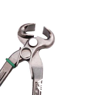 Hoof Nipper Replacement Spring installed on hoof nippers