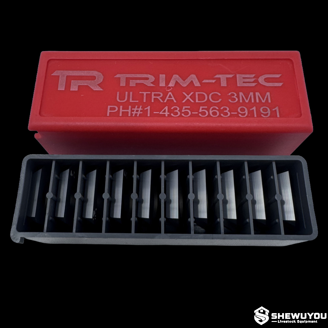 Hoof trimming inserts and replacement blades
