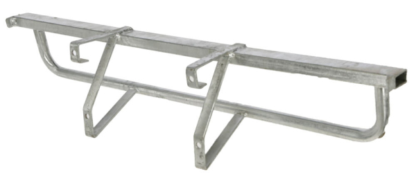 Galvanized livestock trough holder