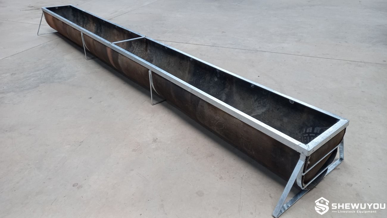 sheep farm feed trough equipment