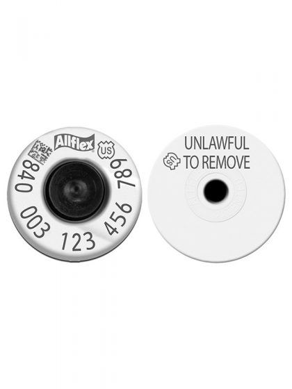 tamper resistant HDX cattle electronic ear tag set
