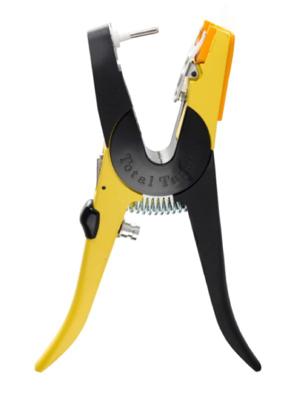 livestock ear tag applicator for cattle identification
