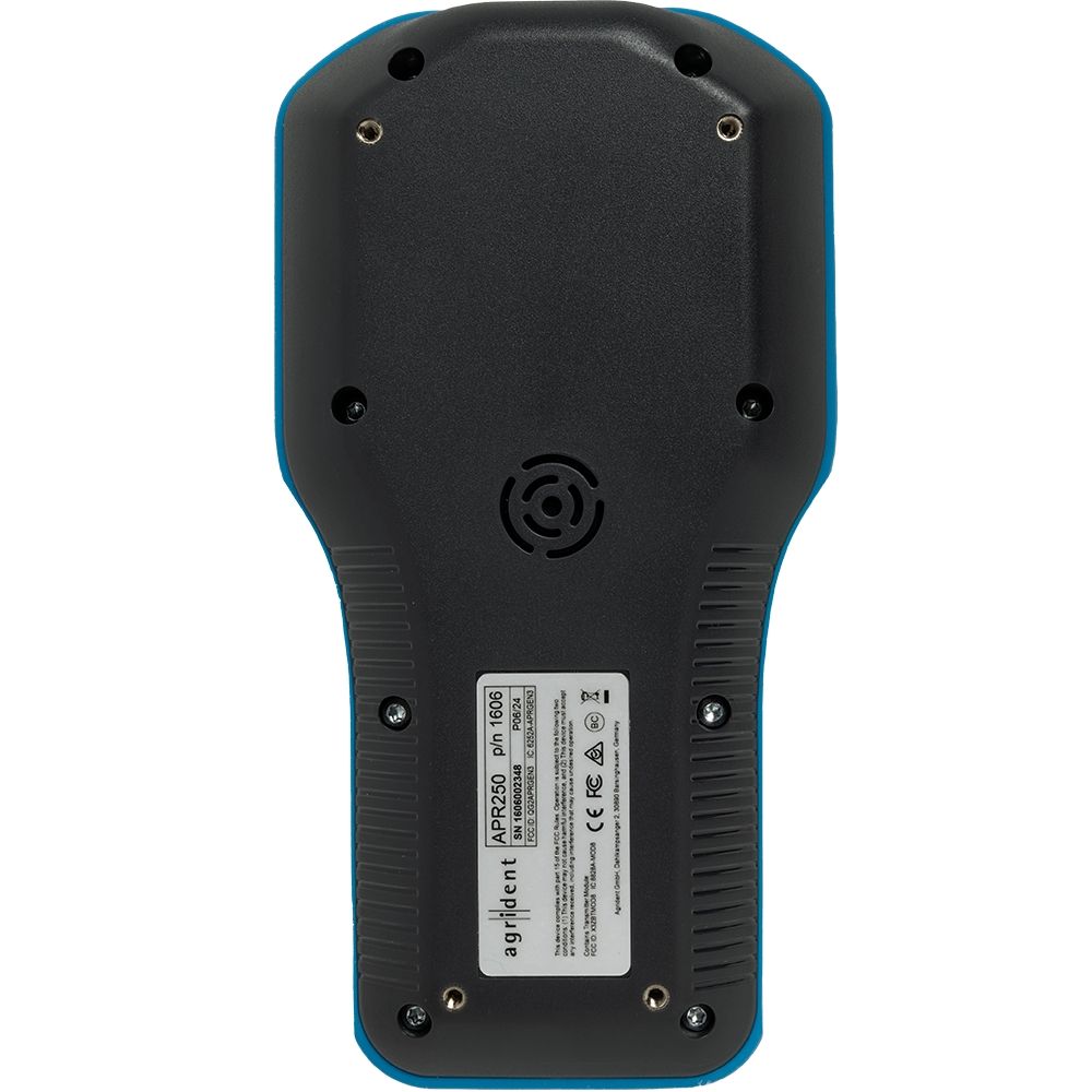 handheld livestock EID RFID reader rear view