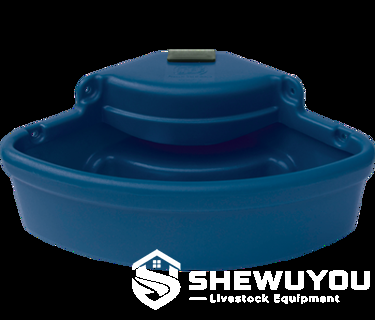 blue corner automatic livestock drinker with float valve