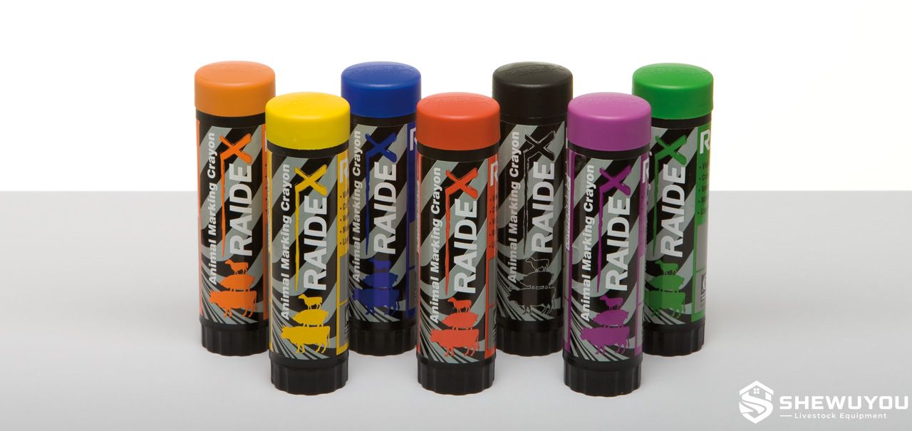 multi-color livestock marker pens for cattle identification