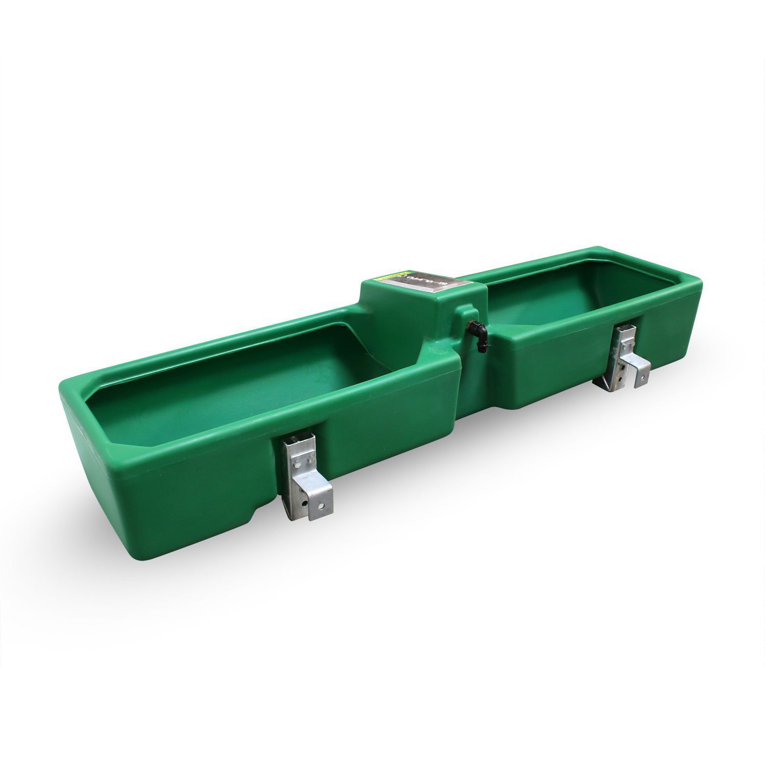 double sided cattle water trough with automatic float valve