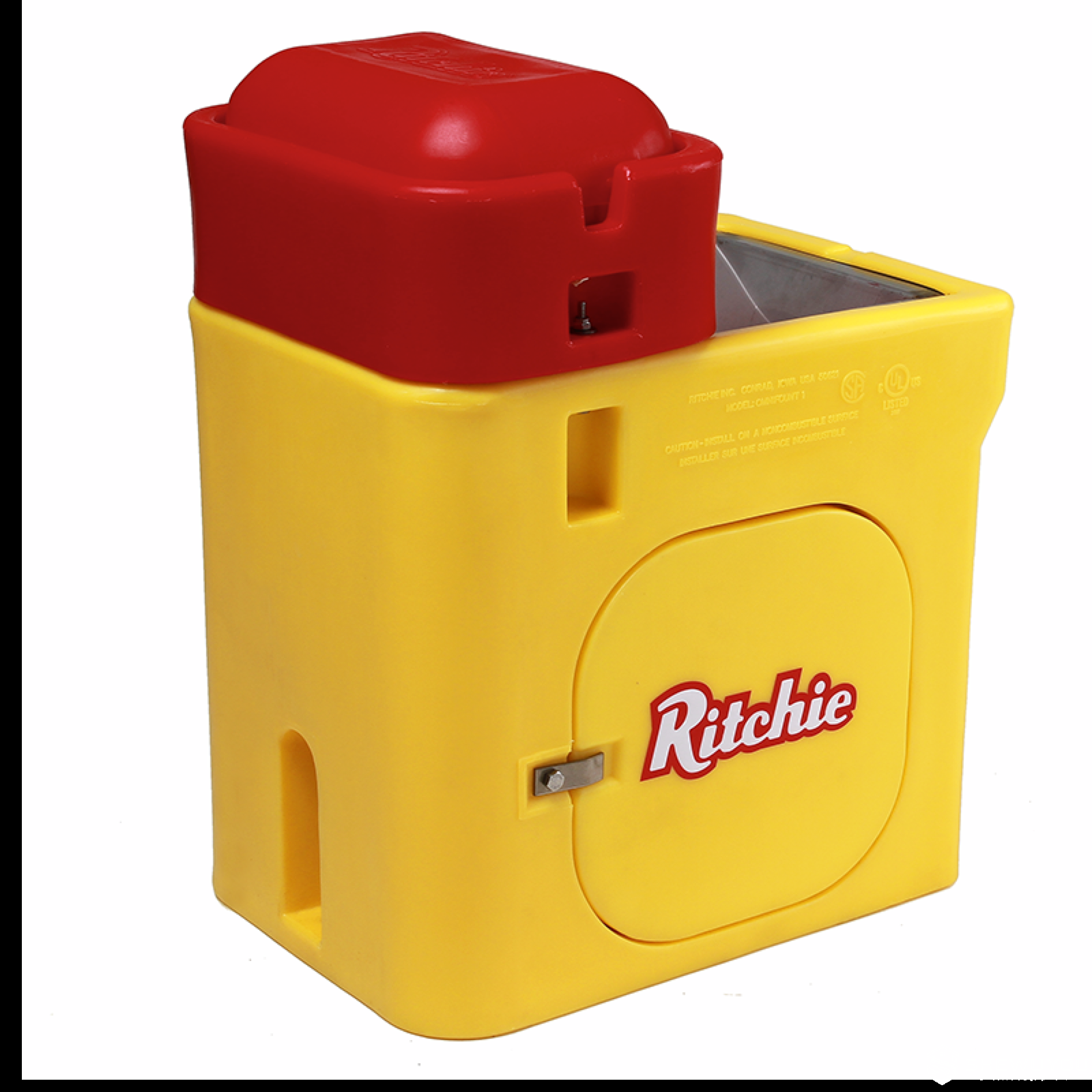 insulated two-station livestock drinker