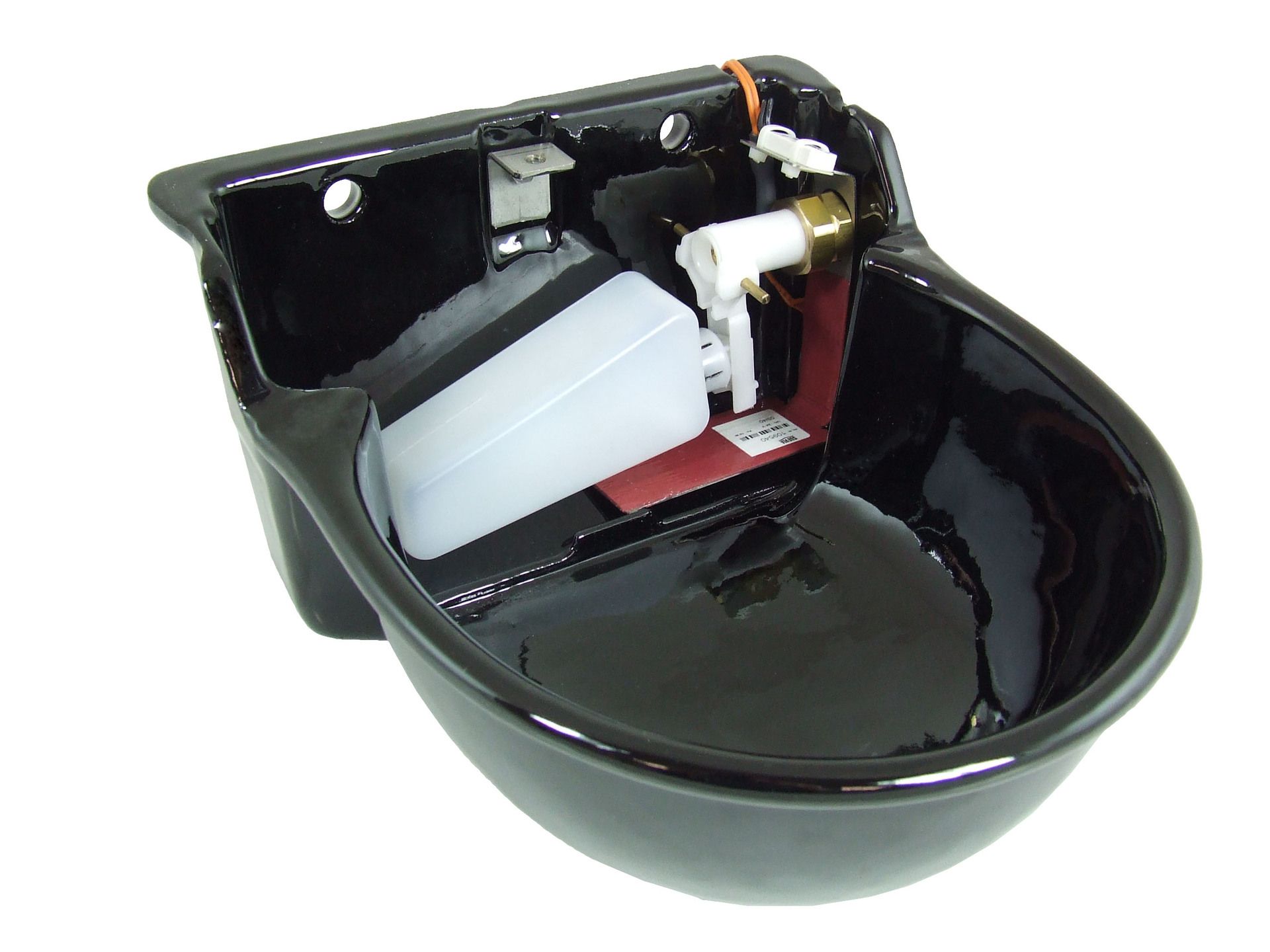 heated livestock drinking bowl float valve