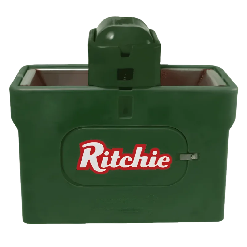 double-sided heated cattle waterer
