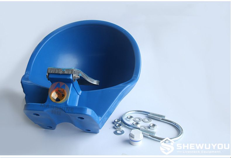 plastic automatic calf drinker with nose paddle valve