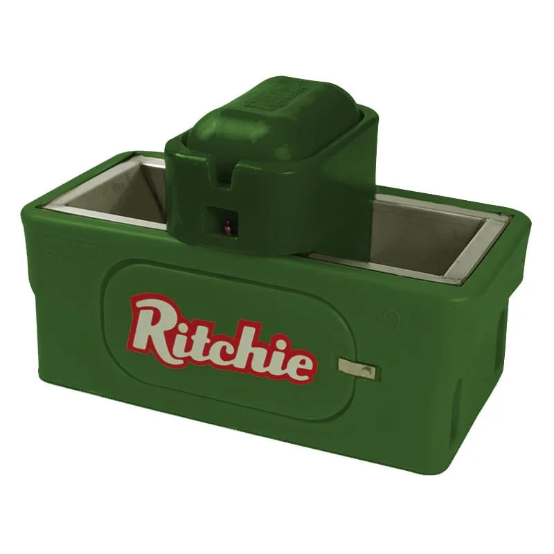 green double-sided automatic calf waterer