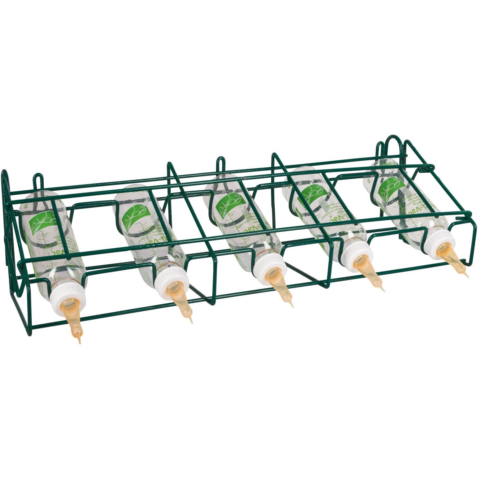 5-bottle lamb feeding rack