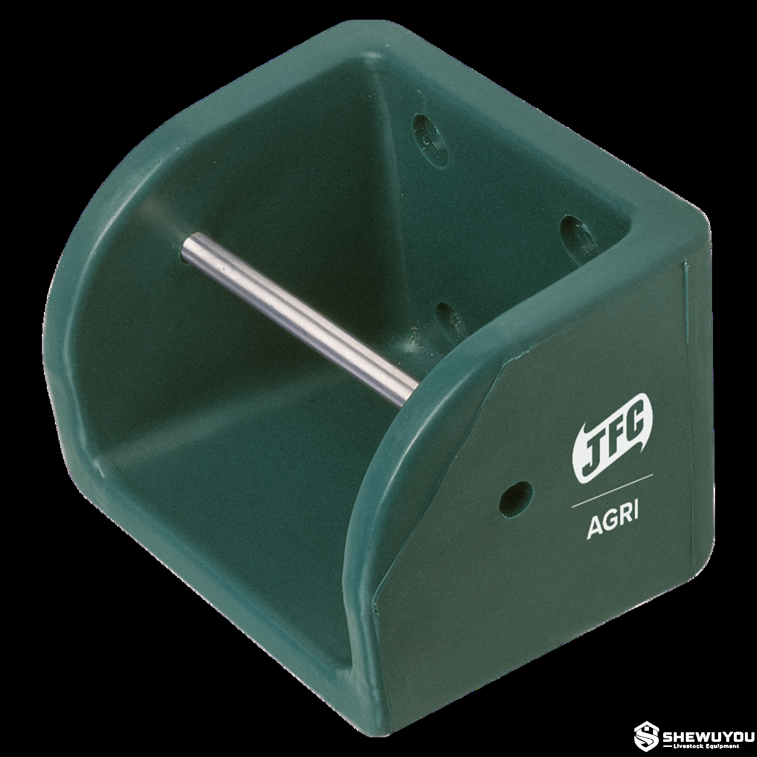 heavy duty plastic mineral lick holder for livestock