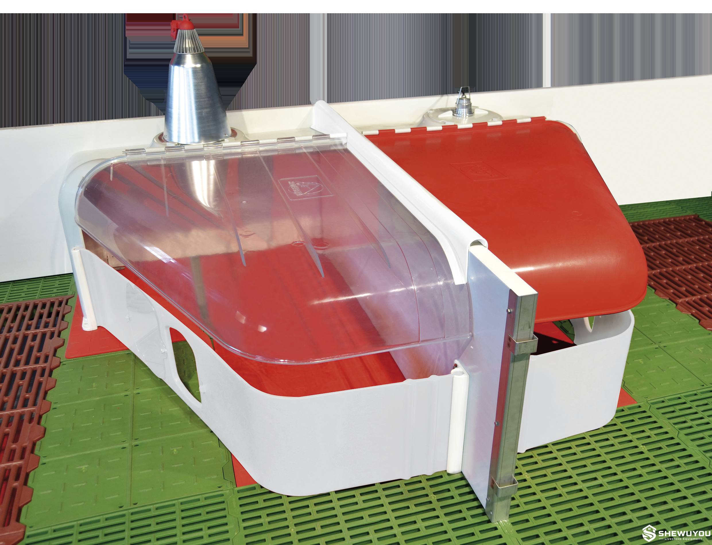 Transparent Mobile Piglet Creep Box