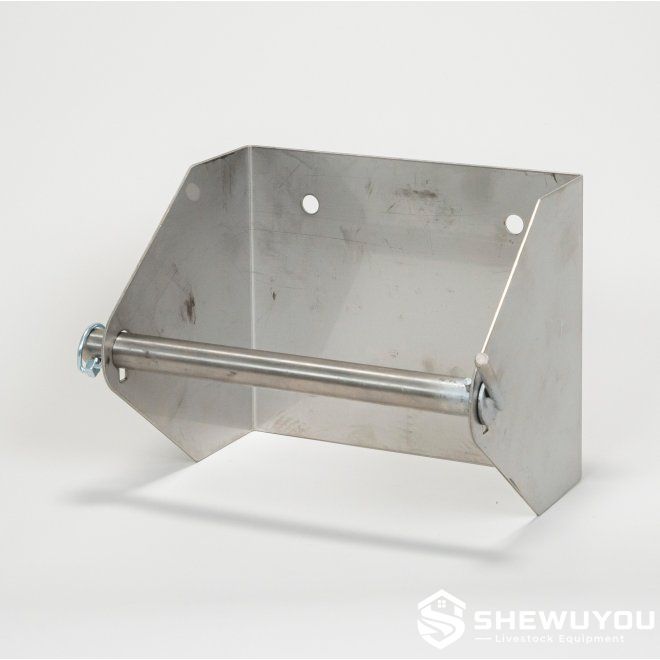 stainless steel livestock mineral lick holder