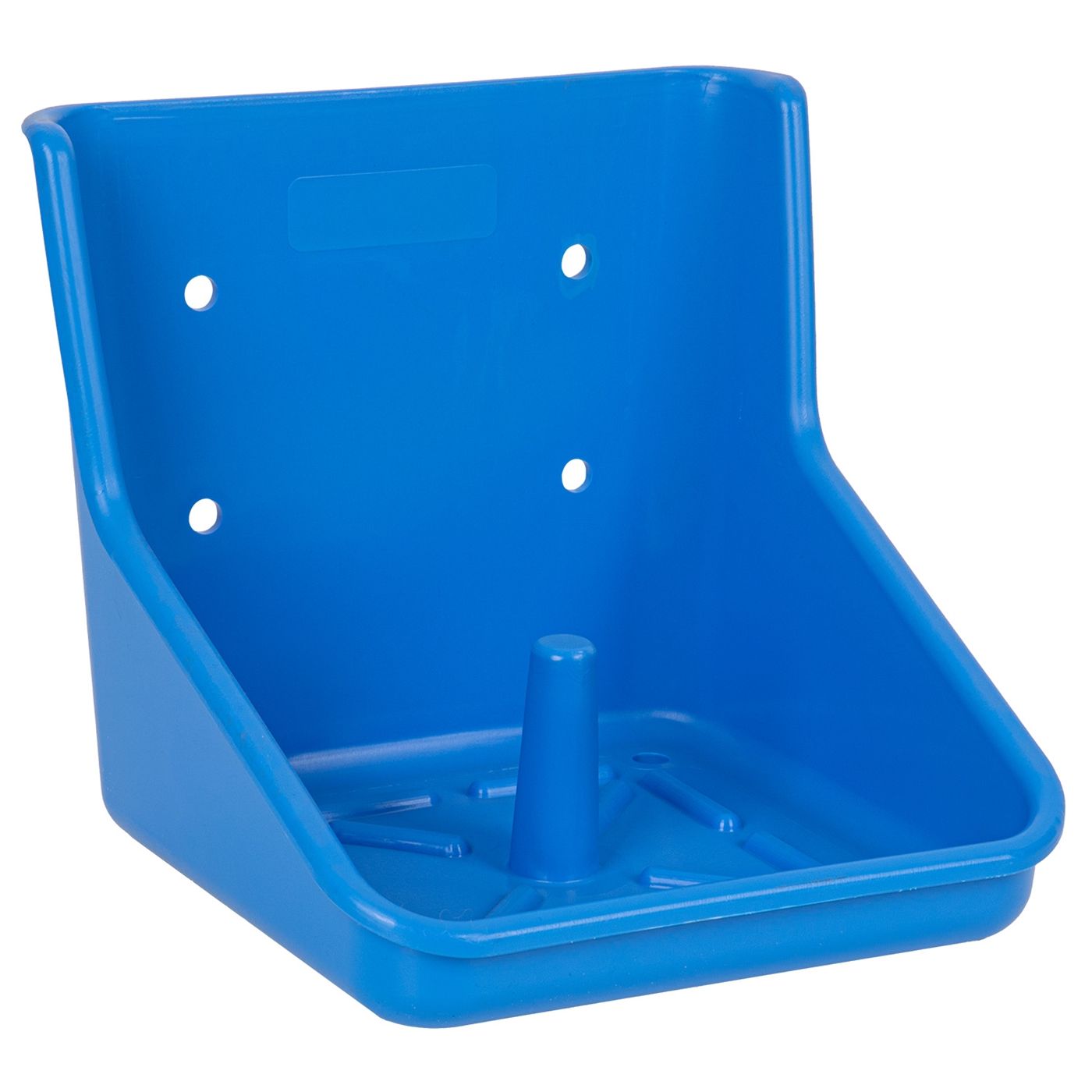 blue wall mounted salt lick holder