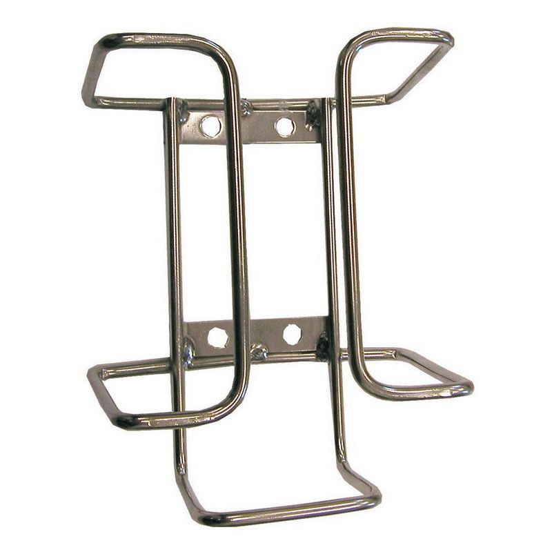stainless steel salt and mineral block holder for livestock