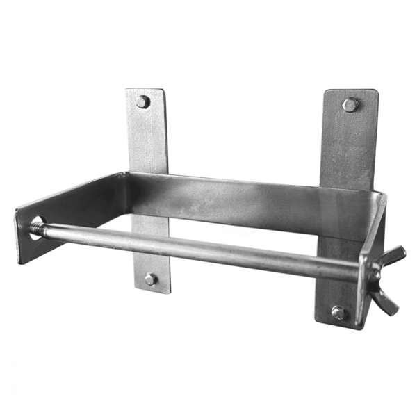 heavy duty wall mounted livestock mineral block holder
