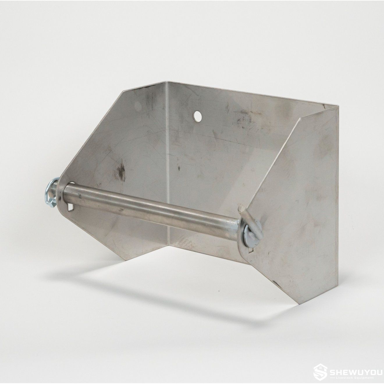 wall mounted stainless steel mineral block holder