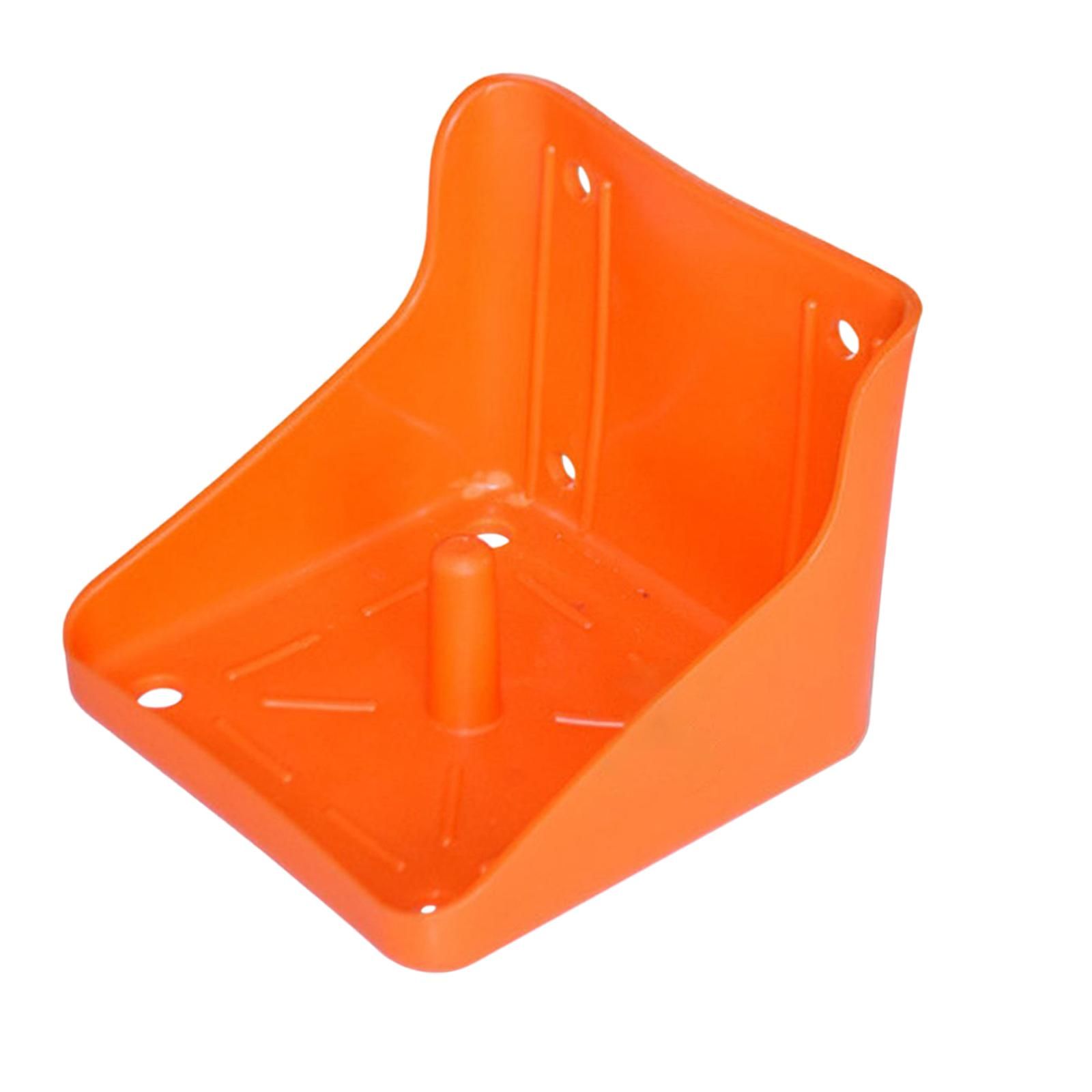 orange mineral block holder for cattle sheep and goats