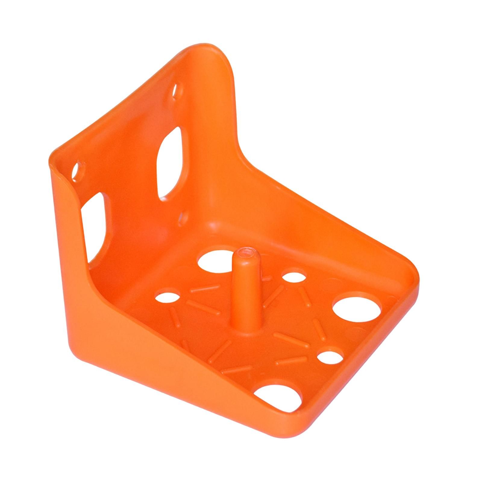 orange livestock salt lick block holder