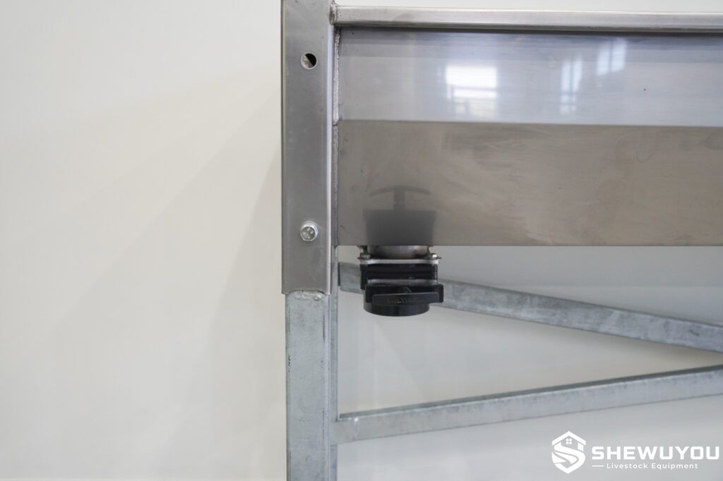 stainless steel sheep water trough drain system
